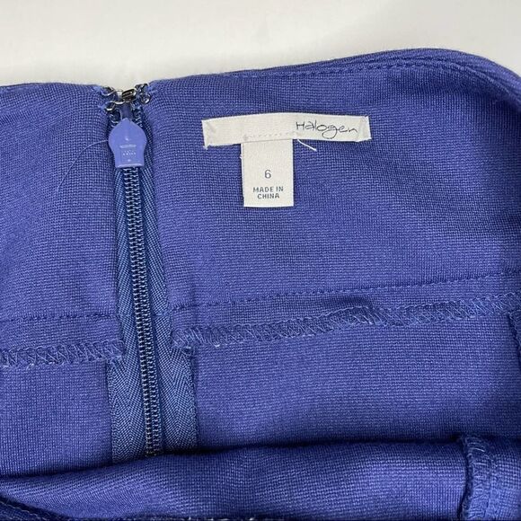 Halogen Straight Skirt Blue Size 6 - Picture 5 of 10